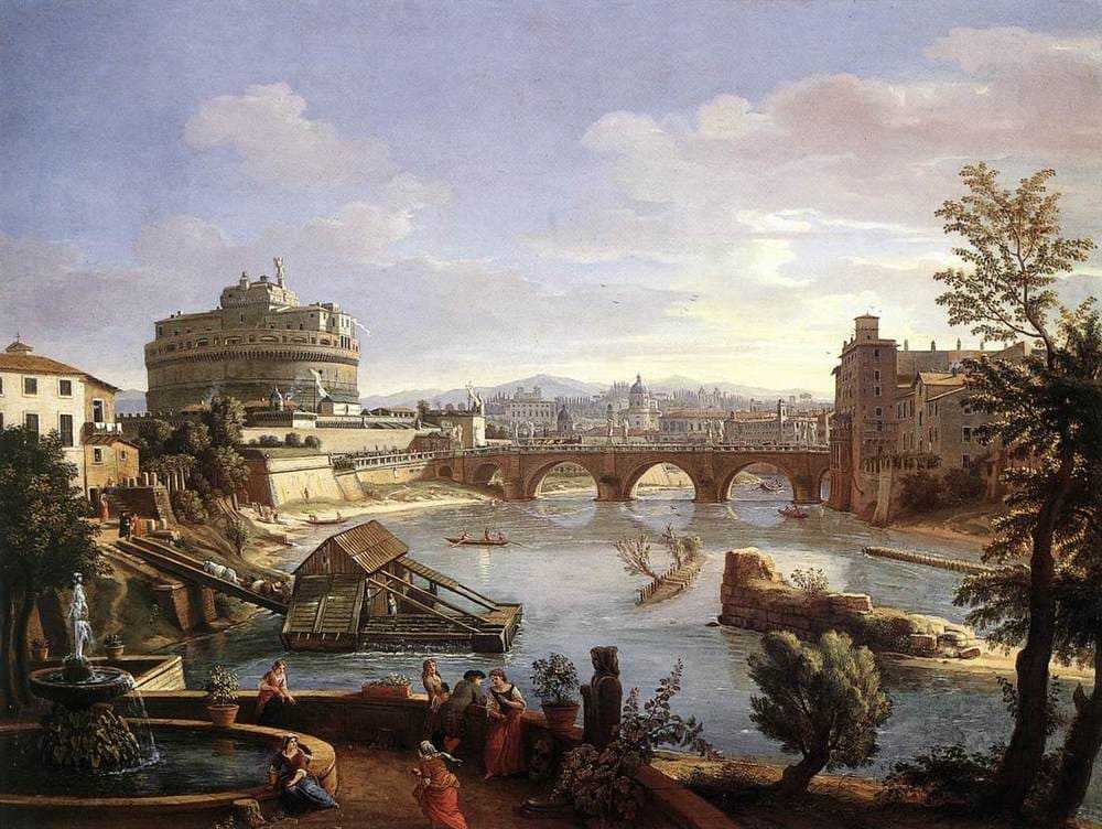 Gaspar van Wittel (1653–1736), Castel Sant'Angelo, fine XVII secolo